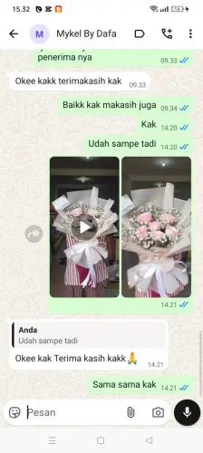 Testimonial Buket Bunga sukadaya