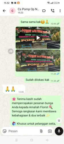 Testimonial Papan Bunga sukadaya