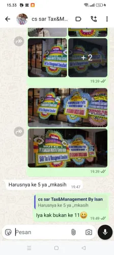 Testimonial Papan Bunga sukadaya