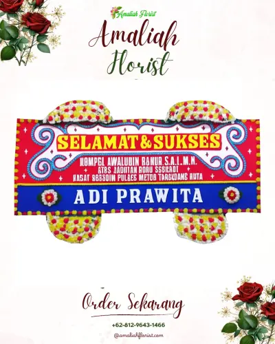 Karangan Bunga Ucapan Selamat sukadaya