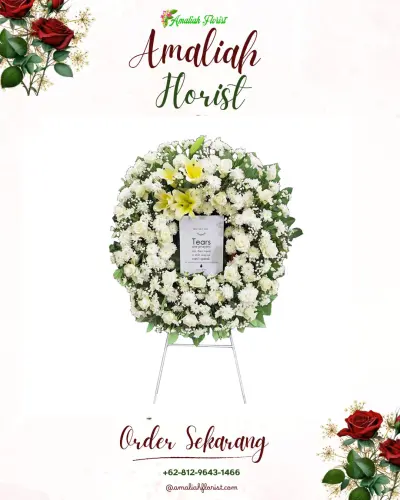 Krans Bunga Duka Cita sukadaya